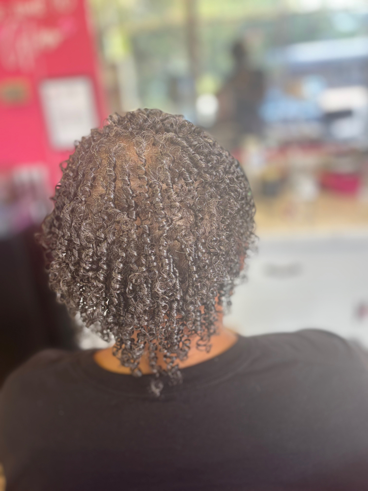 Finger Coils at Style Factory Hair Salon in El dorado, AR