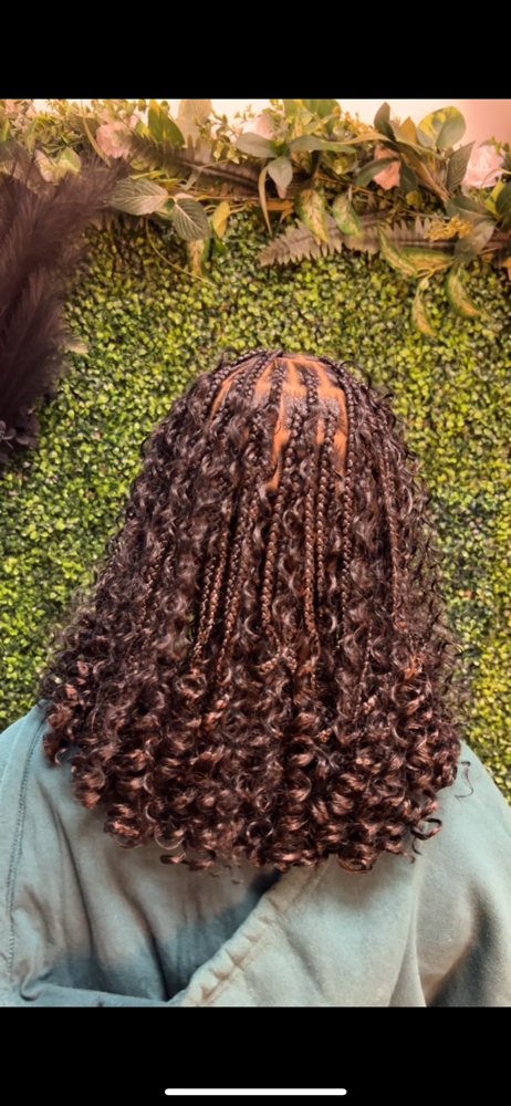 small boho knotless bob