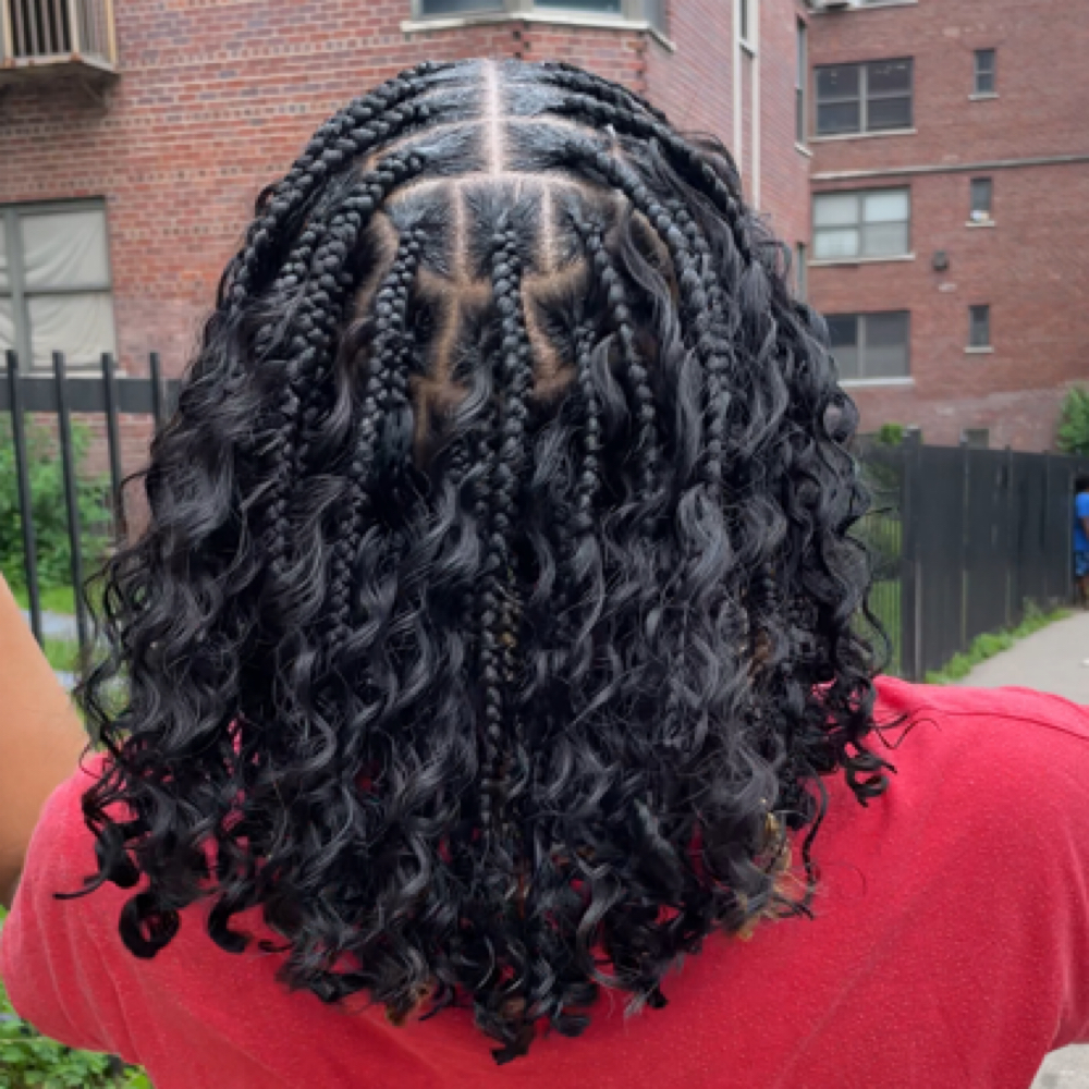 Bohemian Knotless Bob Braids/ Twist at Terika’s Beauty & Spa in Bloomfield, NJ