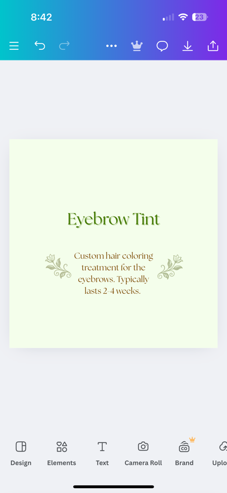 Eyebrow Tint