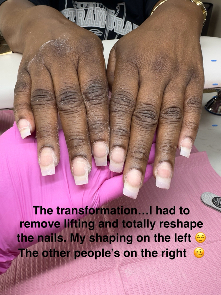 Reshaping Nails