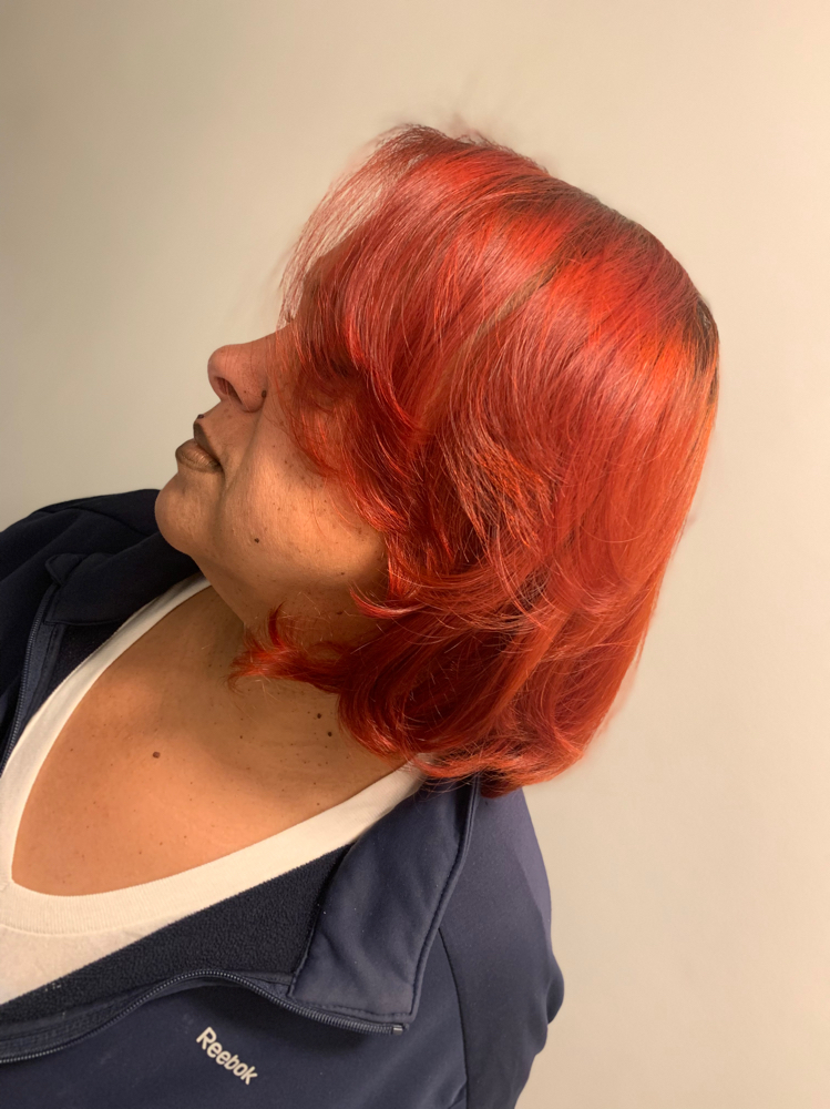 Short Hair Blowout at To Be Crowned By Nina Lynn in Emmaus, PA