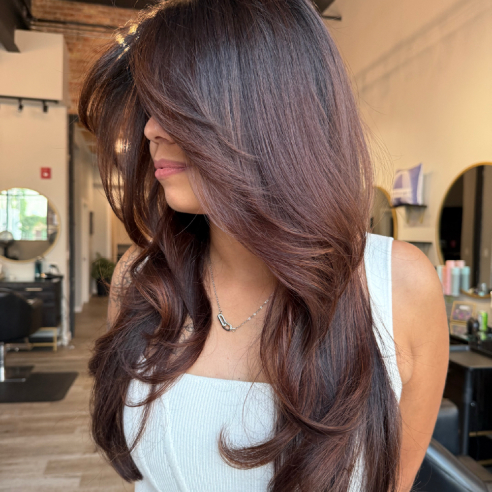 Signature Women’s Haircut at BLOOM Beauty & Brows in Geneva, IL