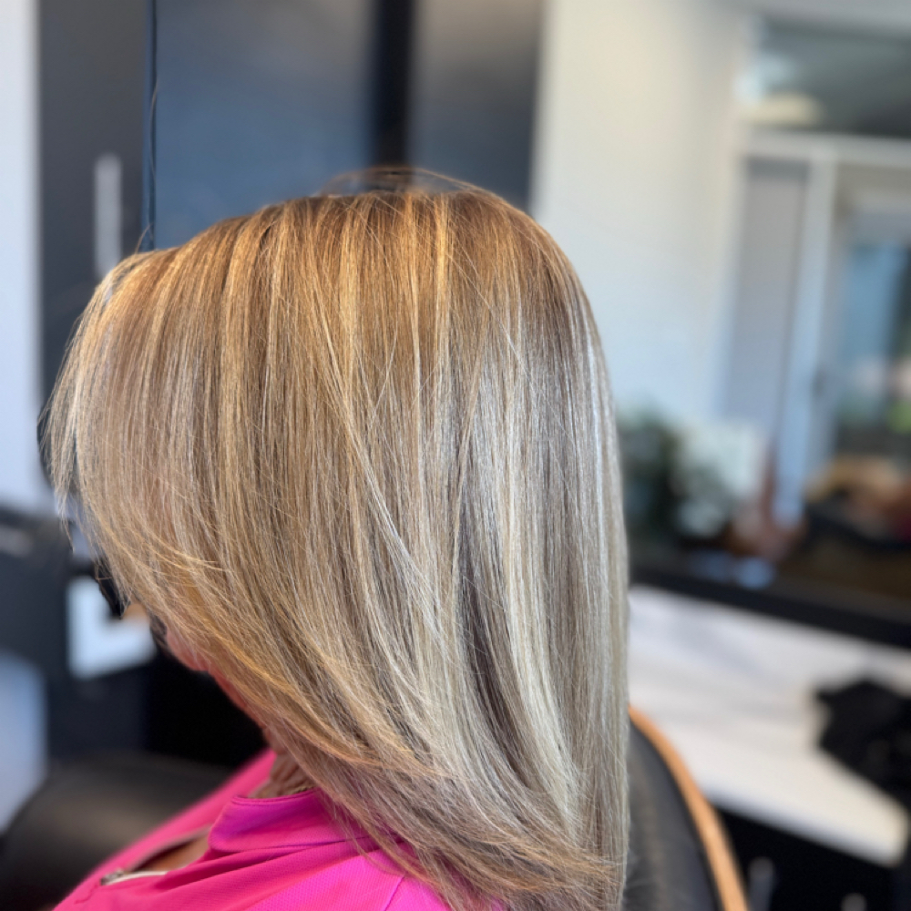 Root + Blonde Refresh at Firefly Hair Studio in Jacksonville, FL