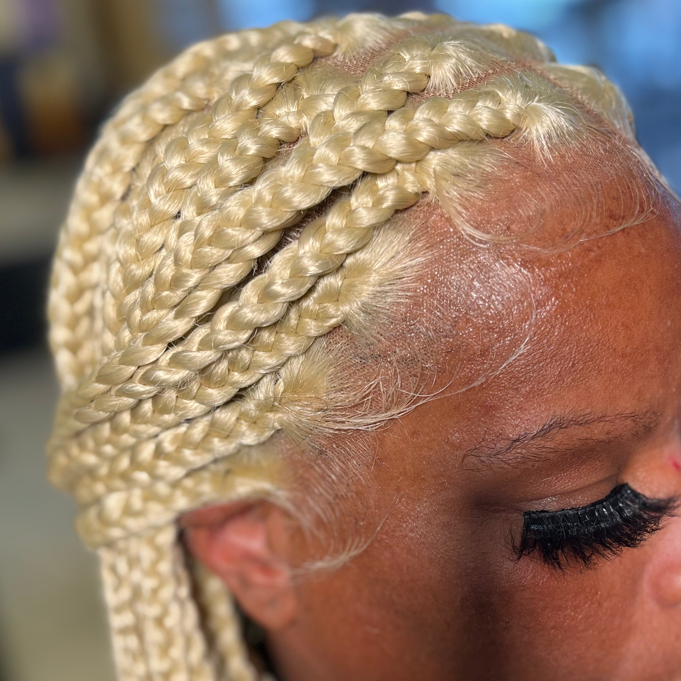 Human Full Lace Braid/Twist Wig at BeYoutiful Beauty Barr in Houston, TX