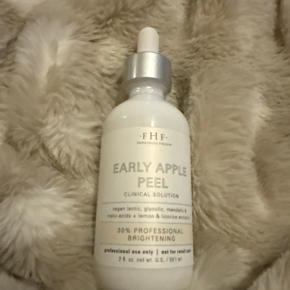 Early Apple Peel - Brightening Peel at Victoria’s Esthetics in Fayetteville, NC