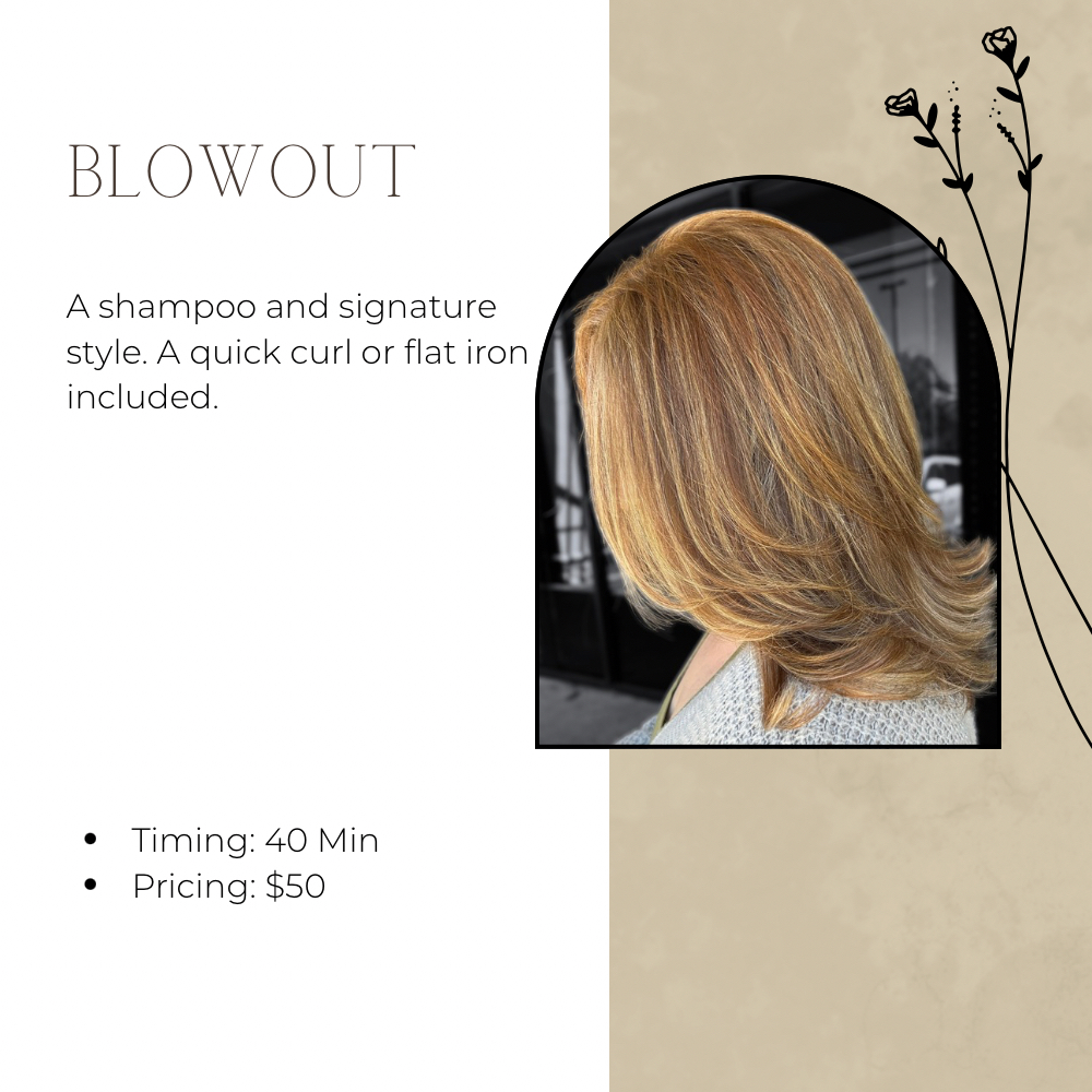 Blowout at Carley’s Color Lounge in Fort Worth, TX