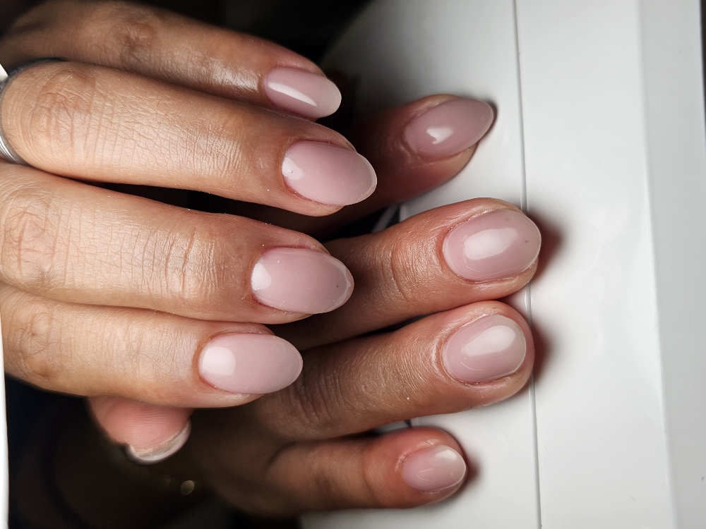 Manicure W/Rubber Base Gel at Glam Nails Studio in Charlotte, NC