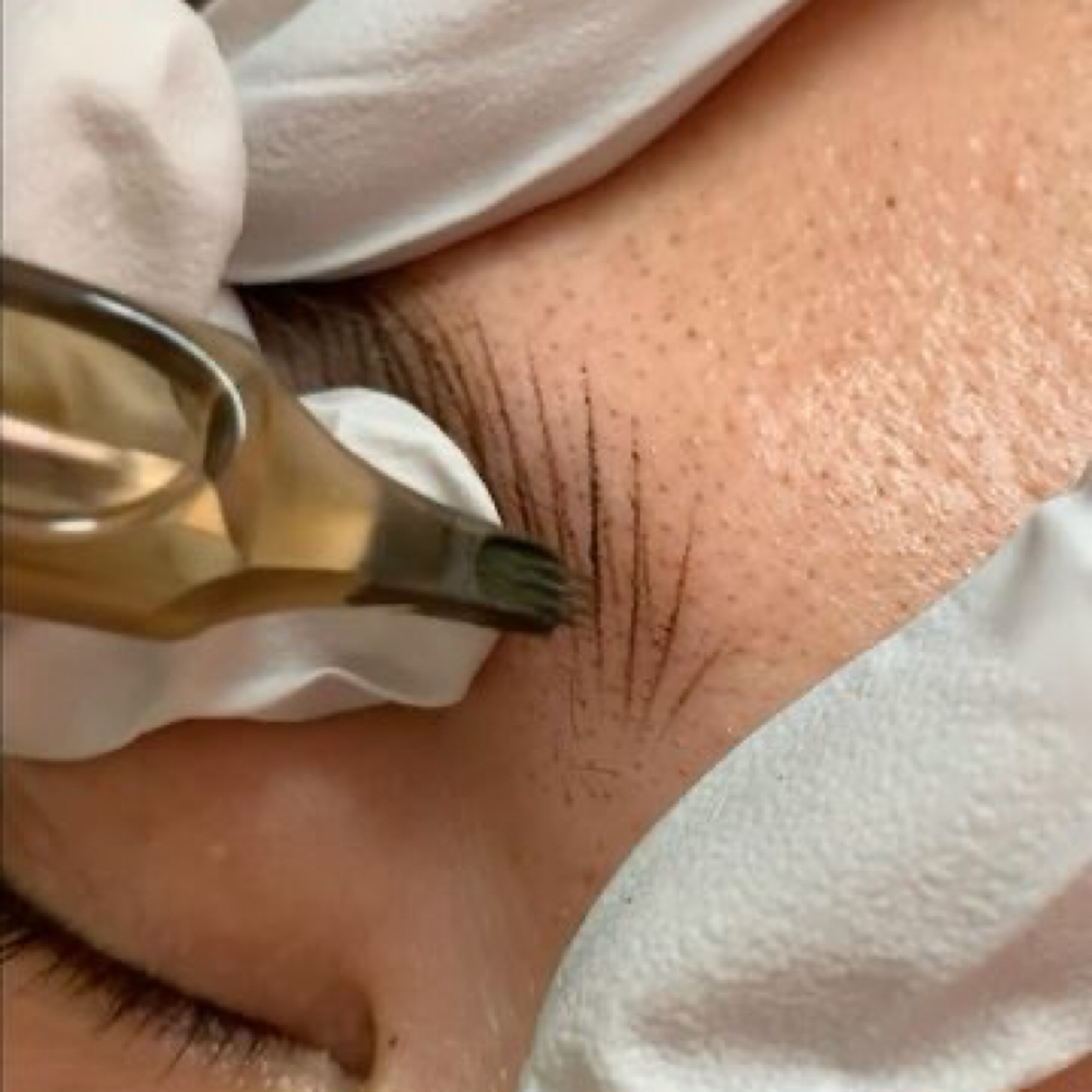 Combo Ombre + Nano Brows at Bare Aesthetics ATX in Austin, TX