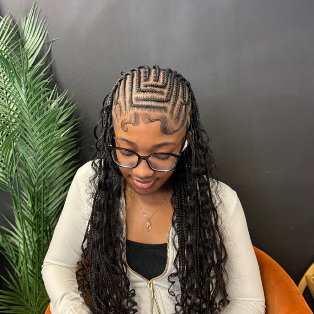 Tribal/ Fulani Braids at CHATTANOOGA BEAUTY LOUNGE in Chattanooga, TN