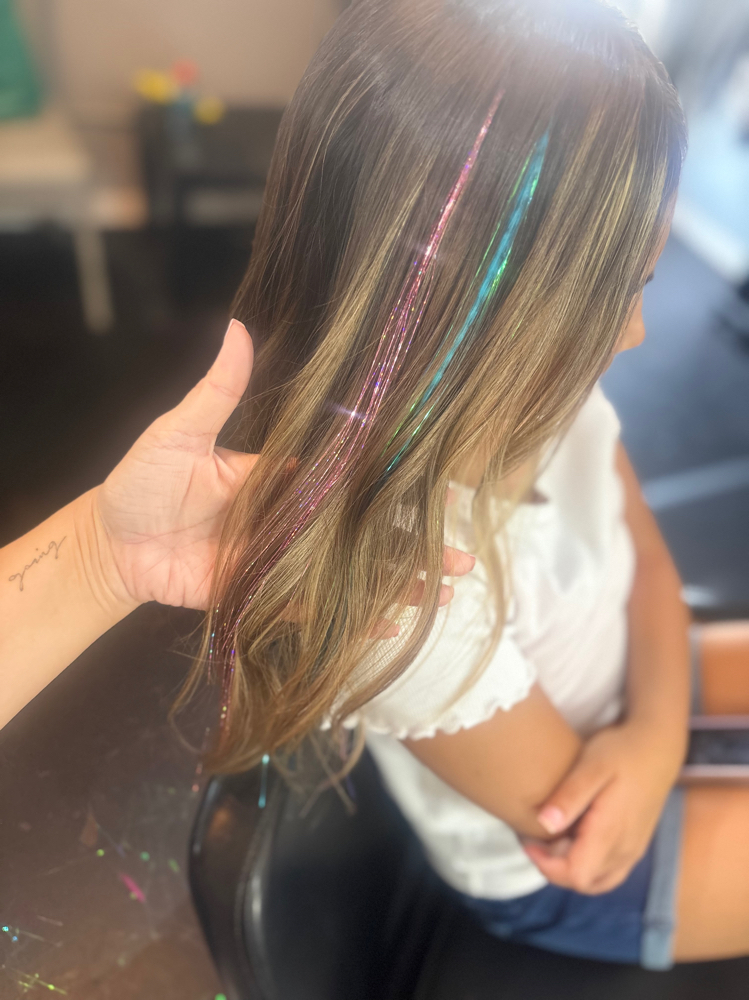 Hair Tensils And Feathers at Glam by Jozie in Waxahachie, TX