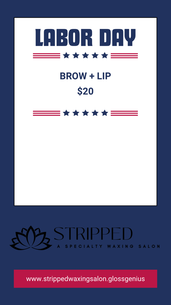 Labor Day Brow+Lip