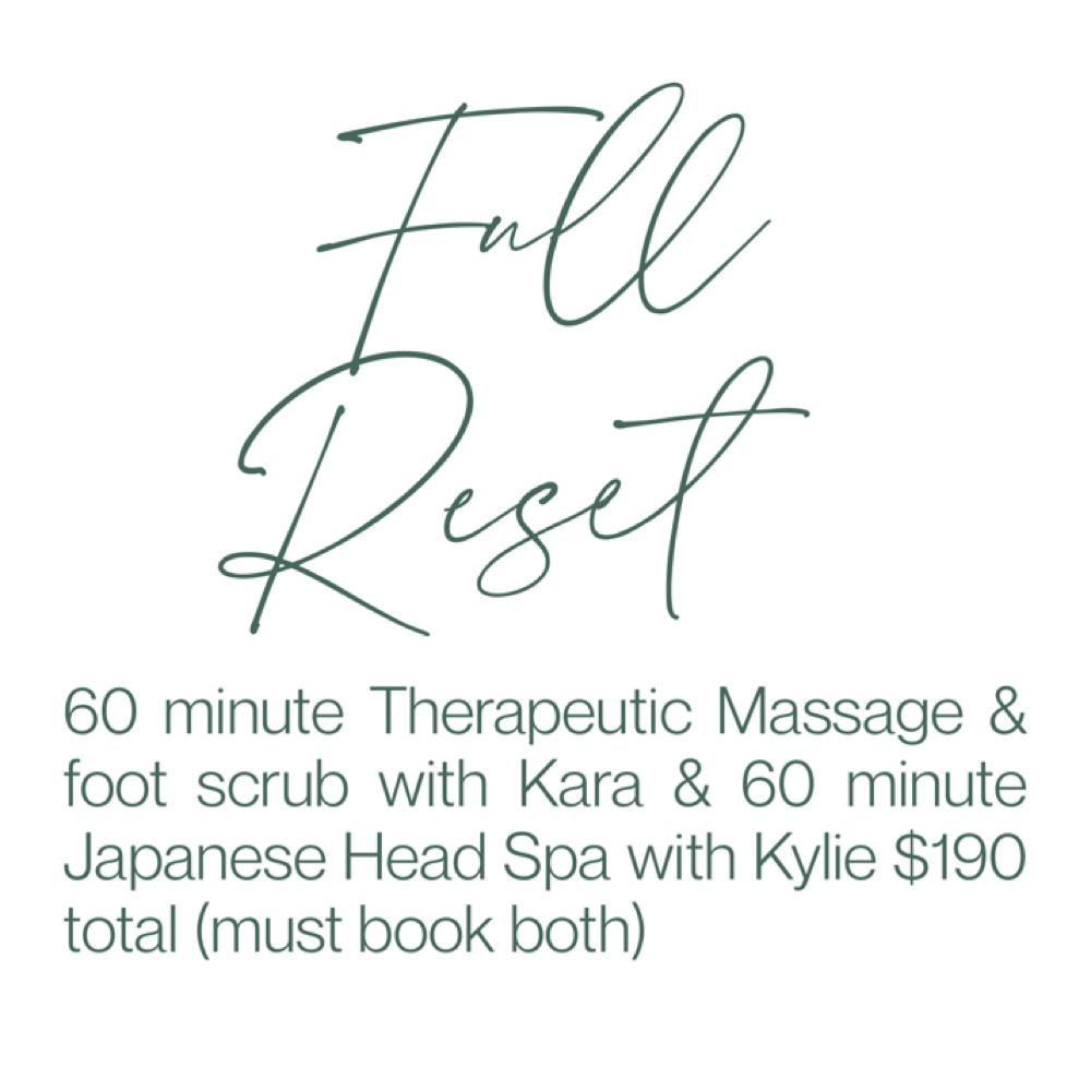 Full Reset - Japanese Head Spa at The Massage Studio in Berea, KY
