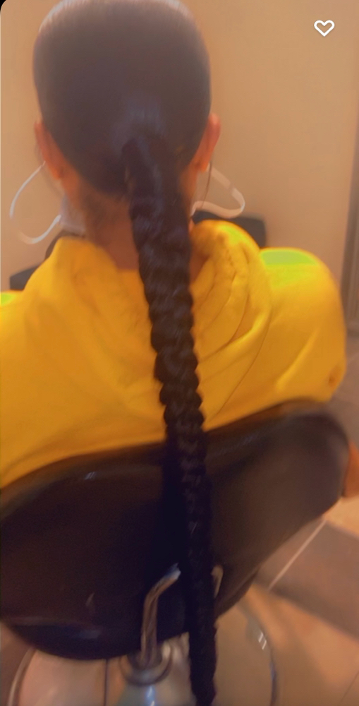 tombraider braid pony at Le’Nahja Monee’ extensions llc in Dolton, IL