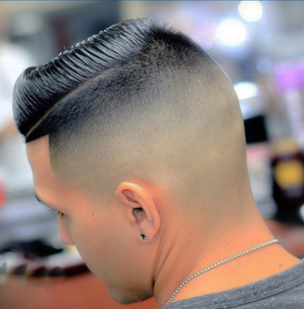 Bald Fade With A Straightblade