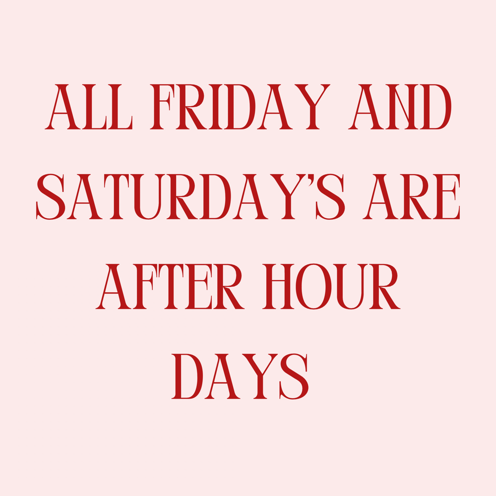 AFTER HOUR FEE at Body by Evelyn in Seattle, WA