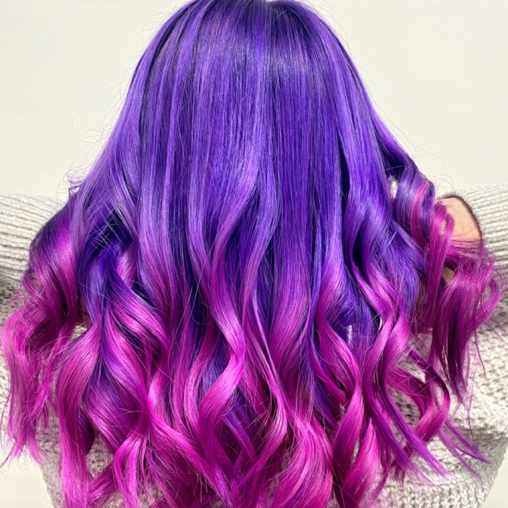 Vivid Transformation (Long Hair) at Celestial Hair By Lauren in Arlington, TX