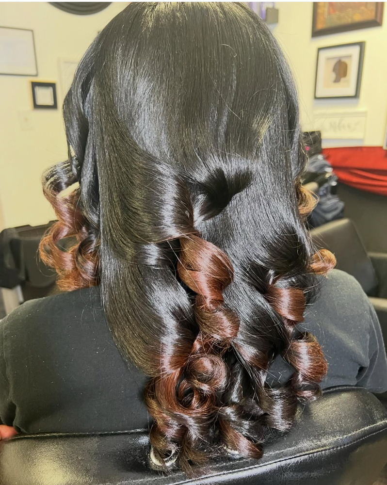 PRESS AND CURL at JOY DENICE  HAIRCARE LLC in Troy, MI