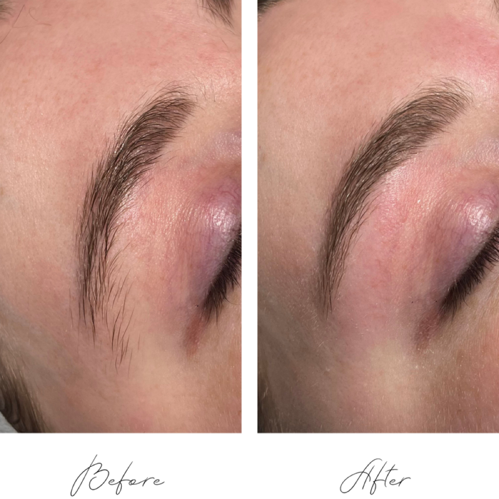 Brow wax at In His Image Esthetics in Lincolnton, NC