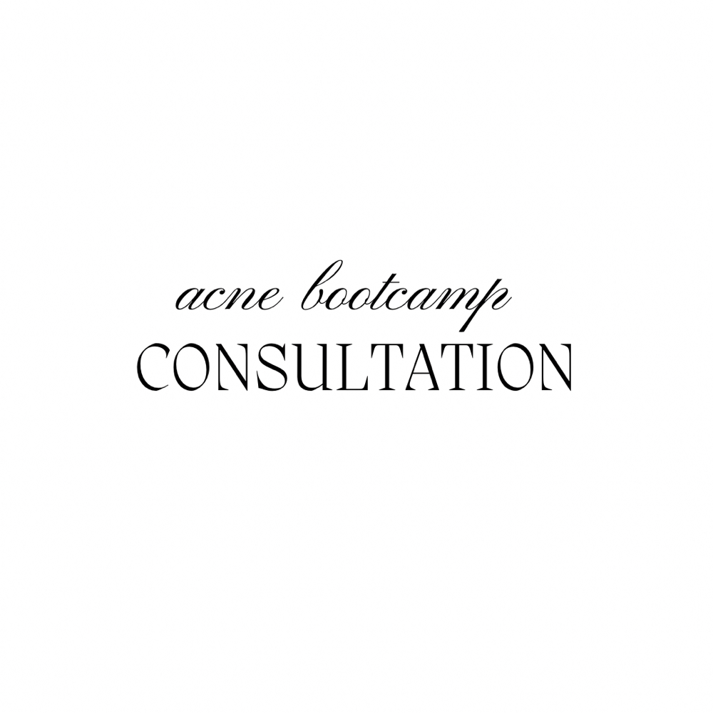 Acne Boot Camp Consultation