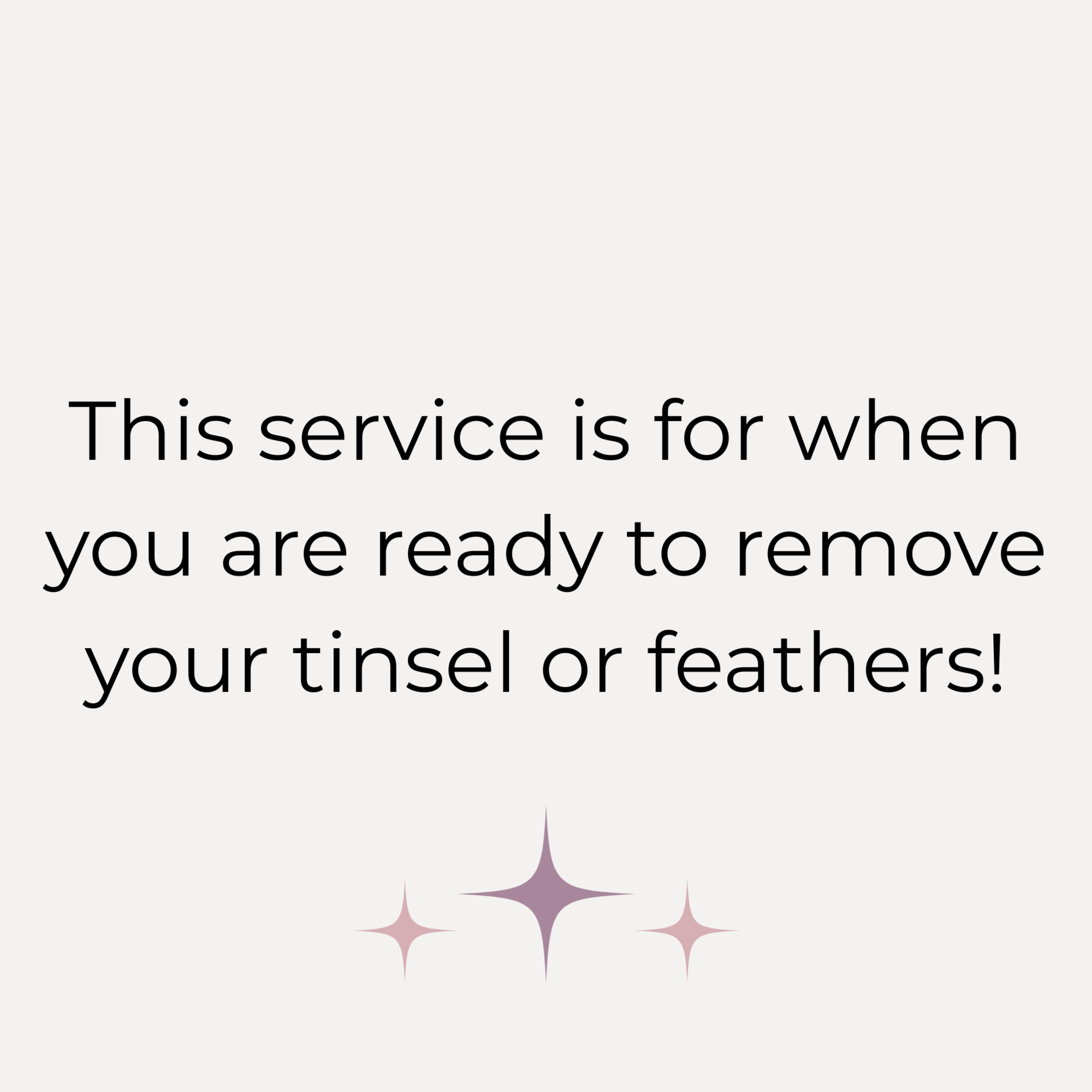 Tinsel or Feather removal at Looks By Lacie in Connersville, IN
