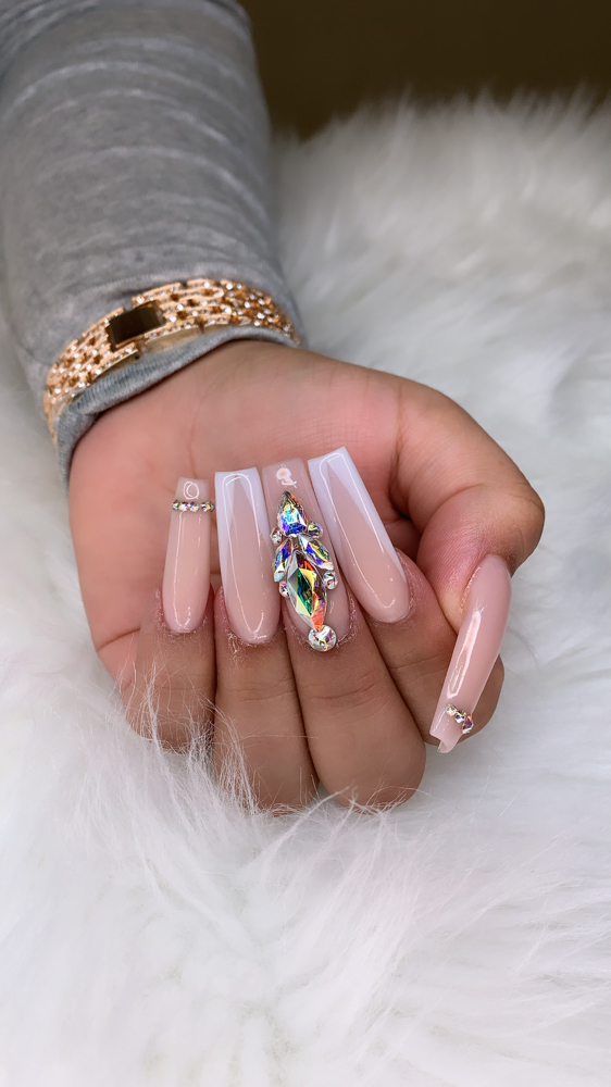 Long Acrylic Nails