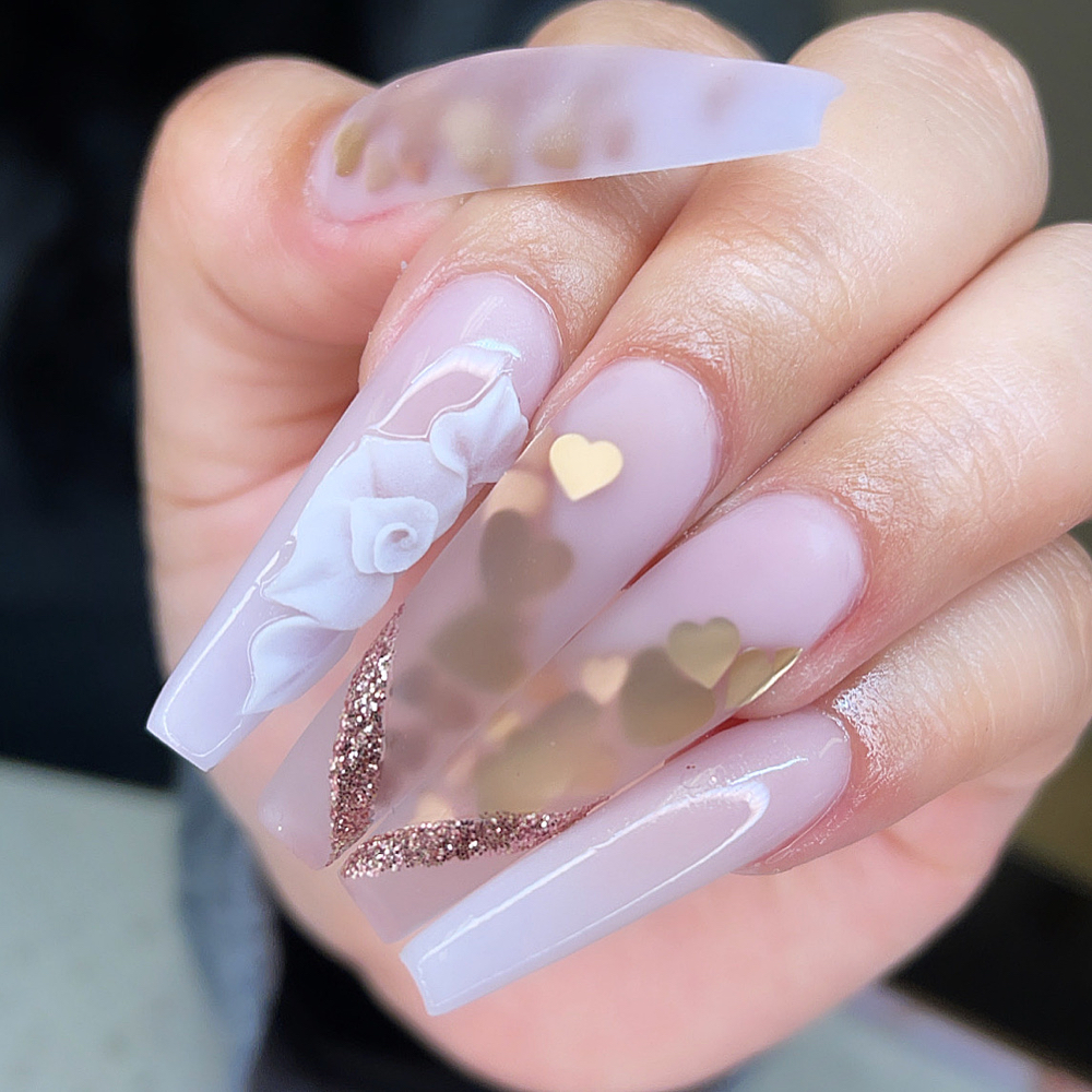 2xL acrylic Nails