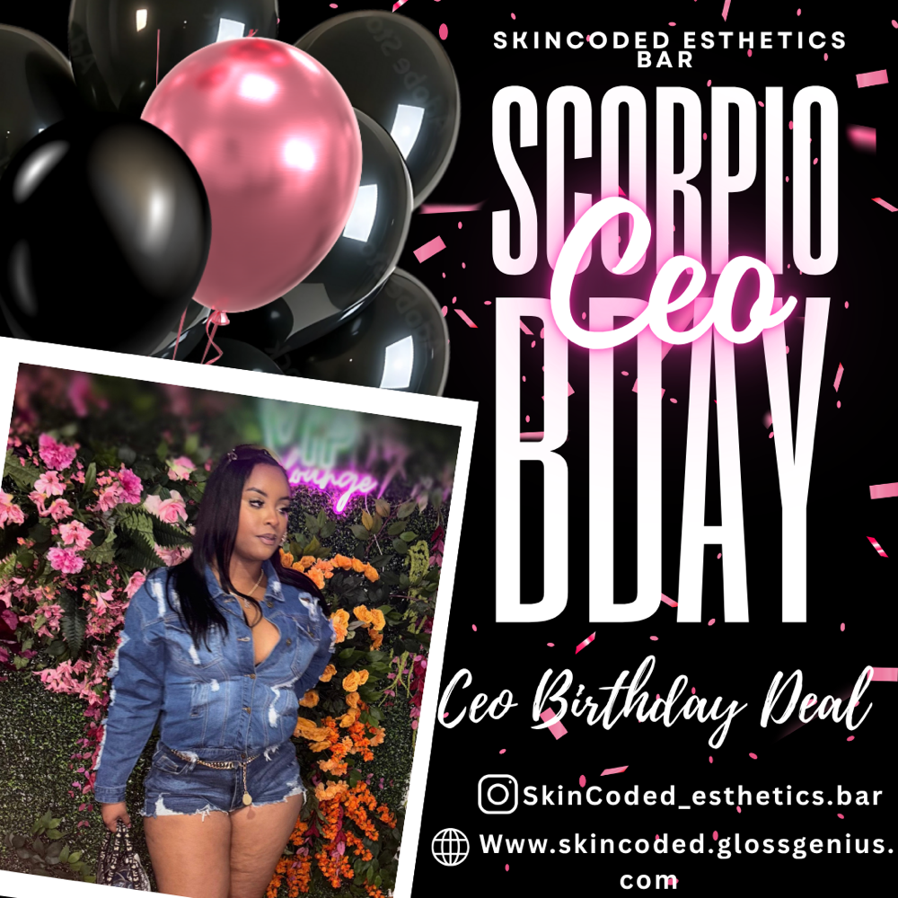 🦂 “Scorpio Glow” Birthday Special