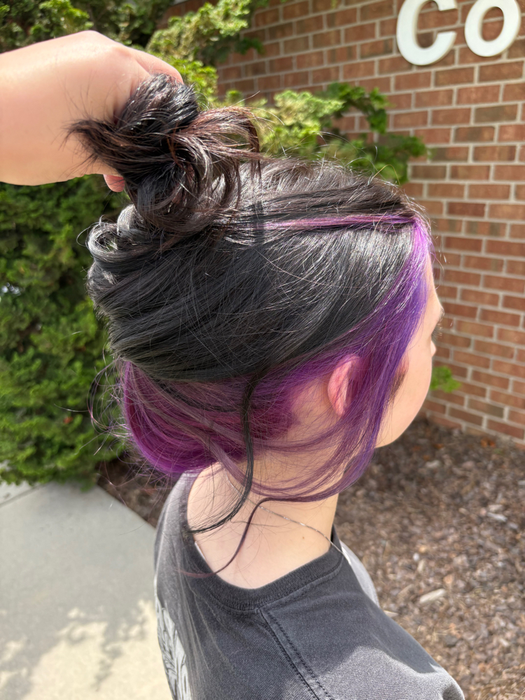 Peek a boo/Halo at Hair by Liv in Randleman, NC