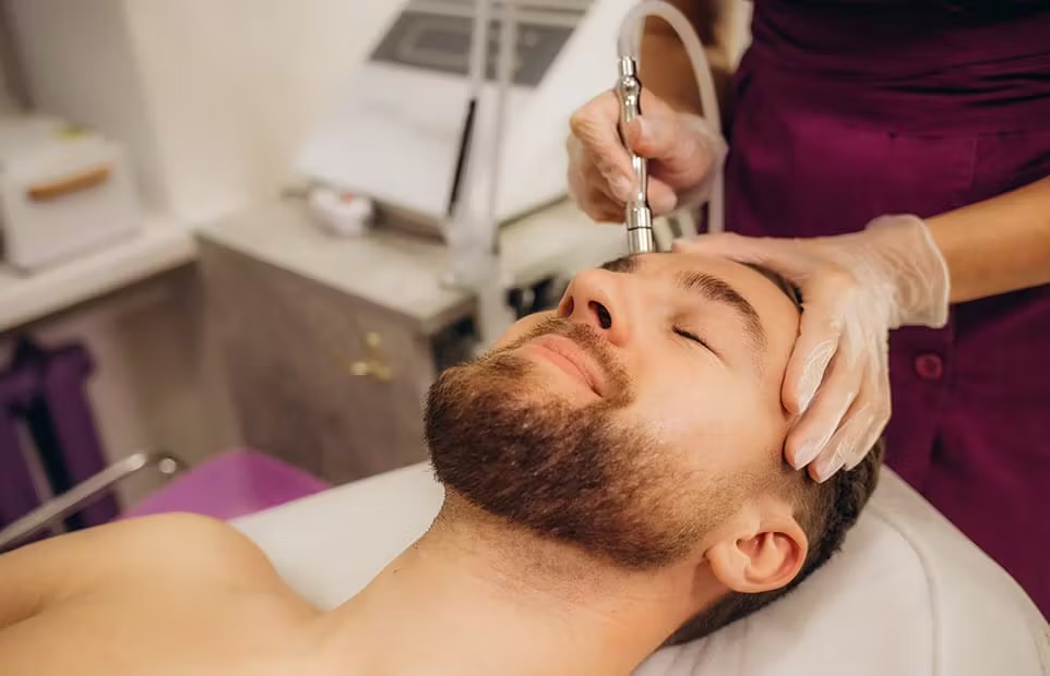 Microdermabrasion facial