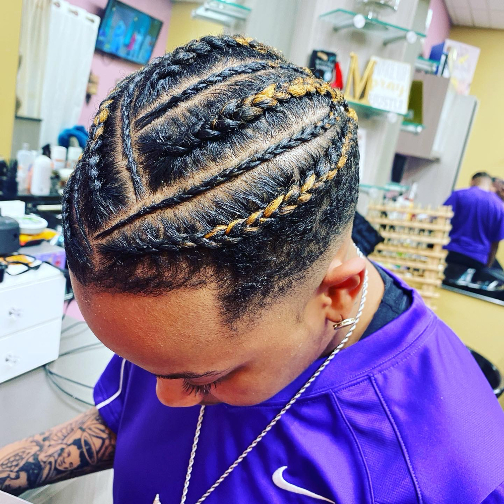 Young Men Cornrows