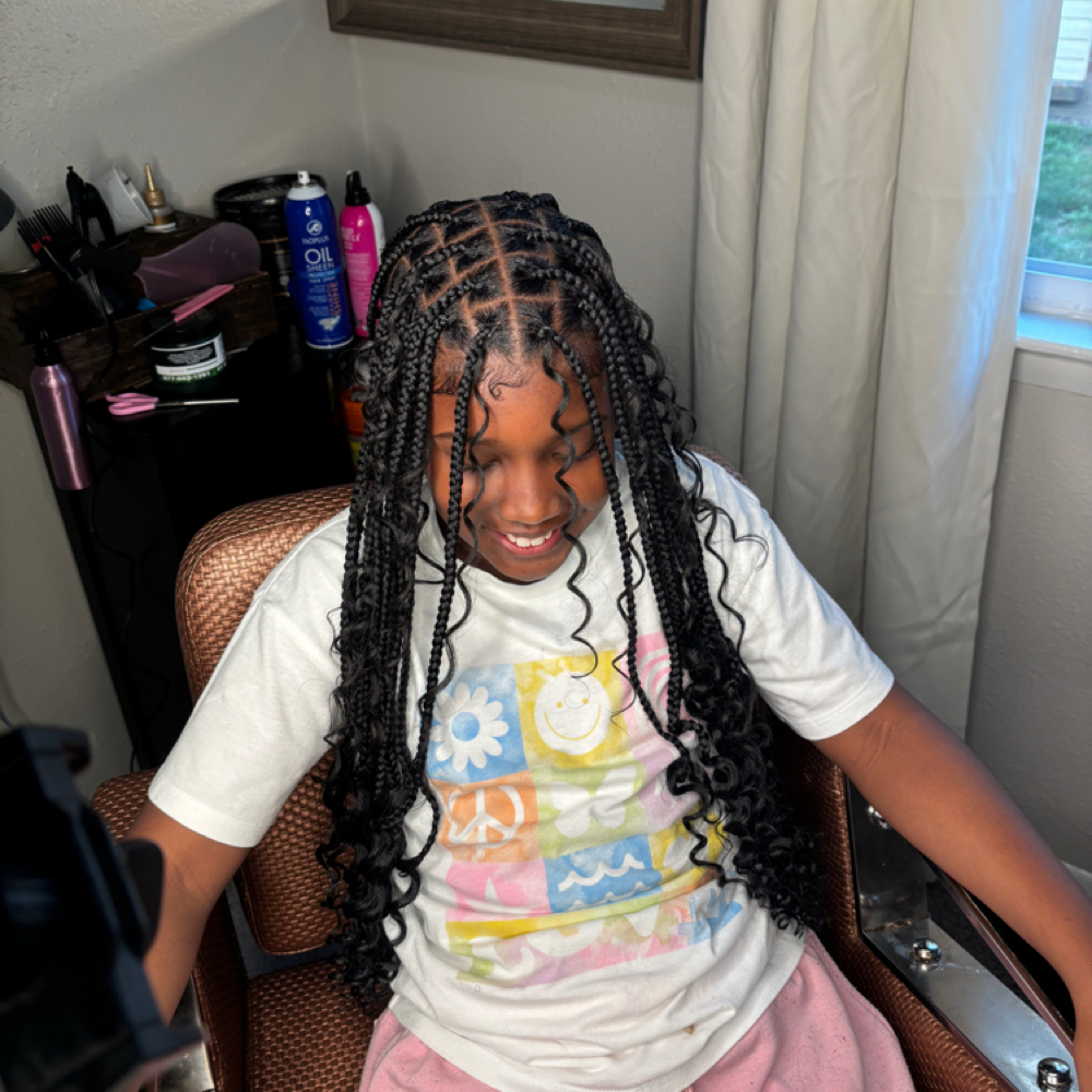 Kid’s Boho Knotless at FAITHFULLY LOC’D in Chesapeake, VA
