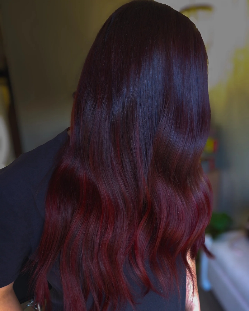 No Bleach Balayage + Cut