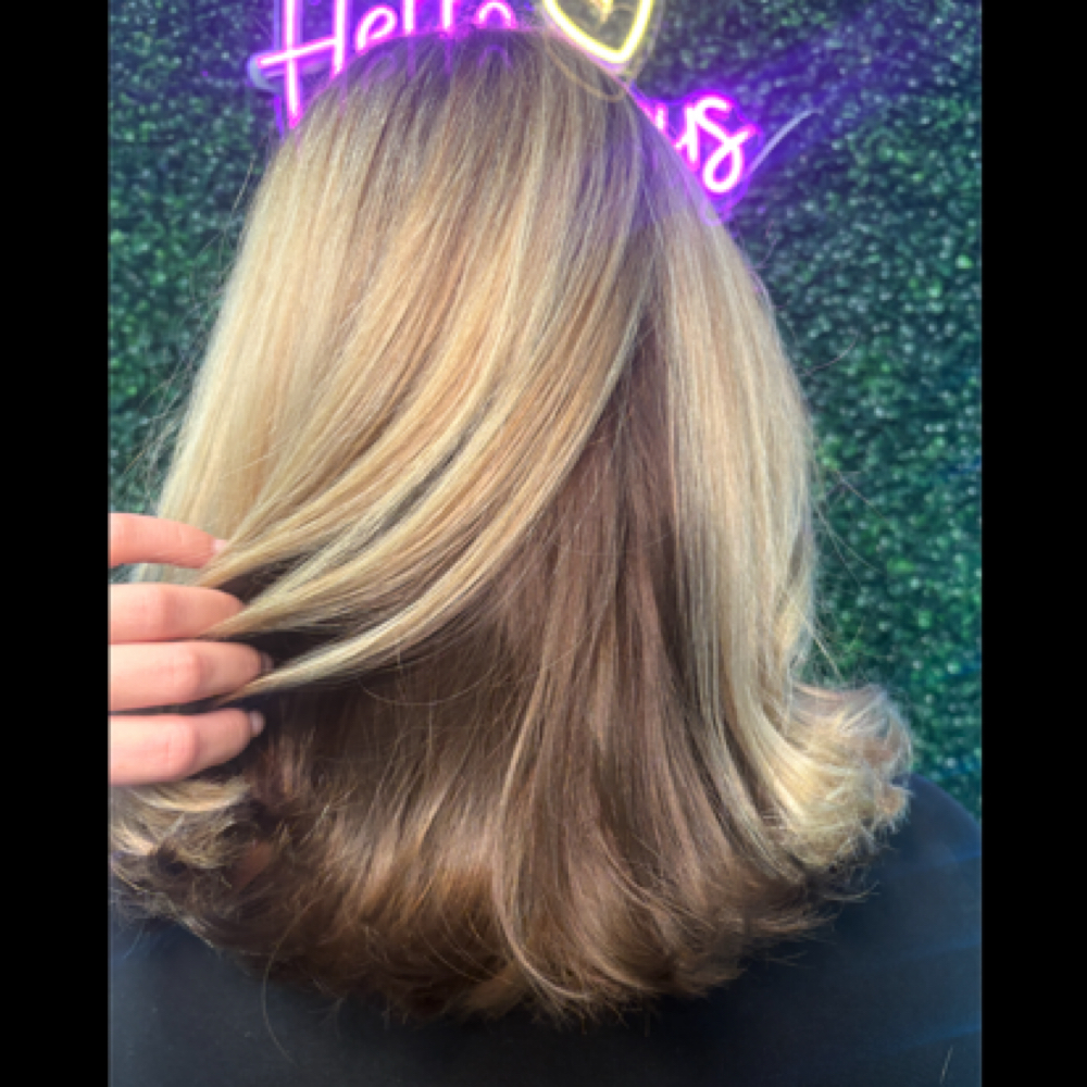 Partial Highlight at Rinis Hair Suite 2 in Hopewell Junction, NY