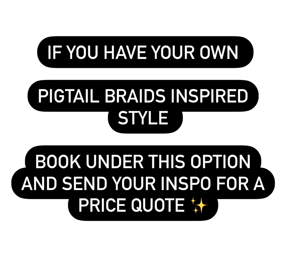 PIGTAIL BRAIDS INSPIRED STYLE