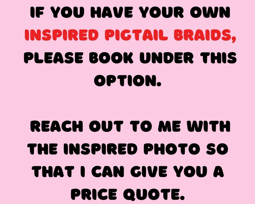 INSPIRED PIGTAIL BRAIDS