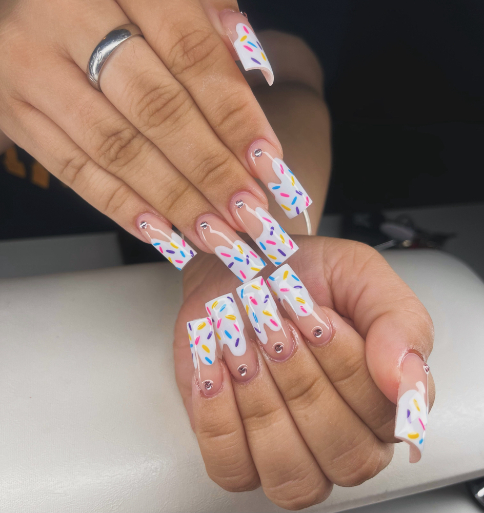 Long Full Set (Acrylic Or Gel X)