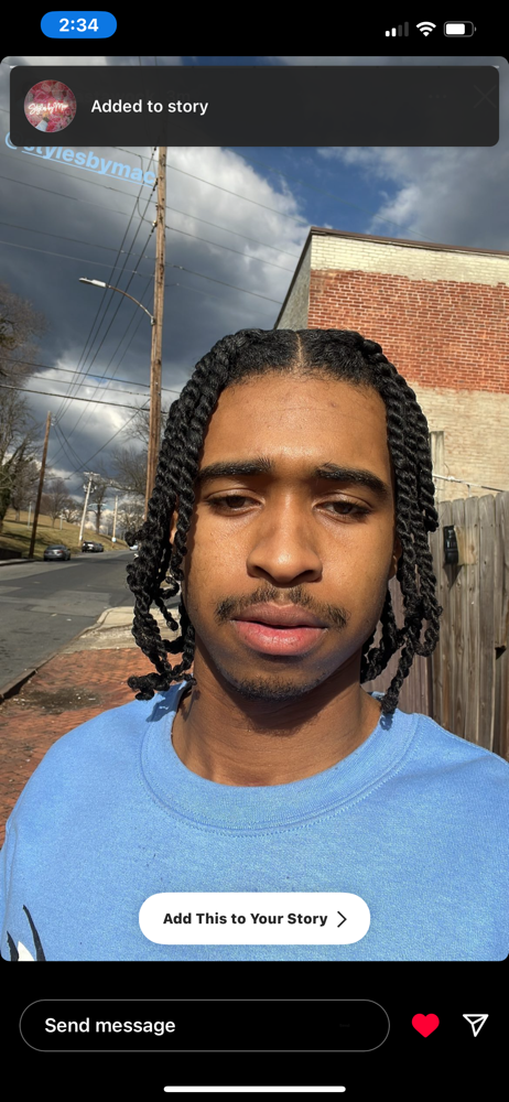 Two Strand Twist at Styles By Mac in Harrisburg, PA