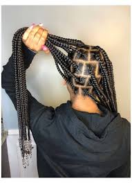Large Knotless Braids