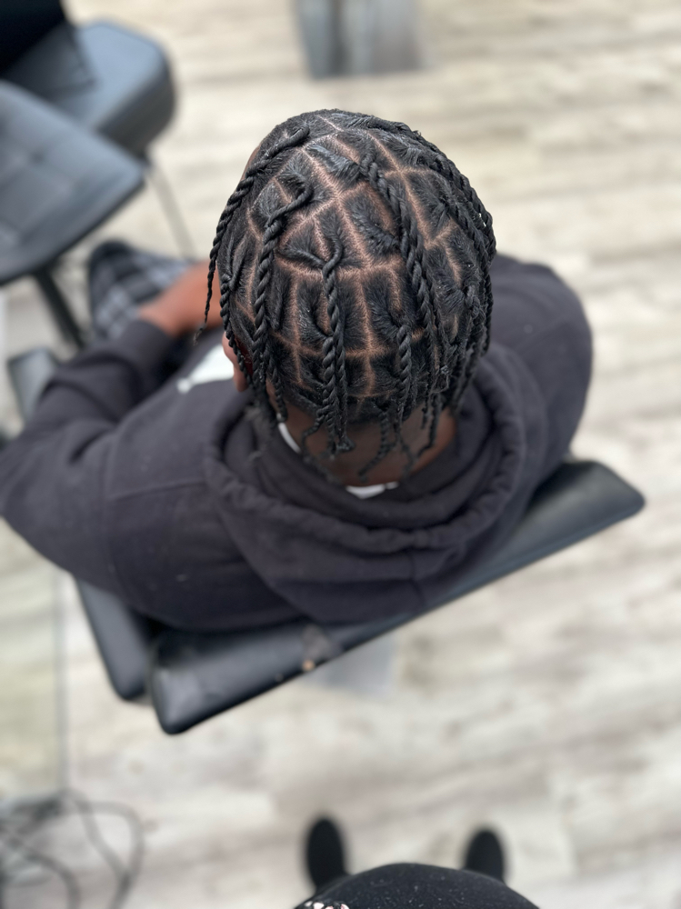 Two Strand Twist Out ( Not Locs )