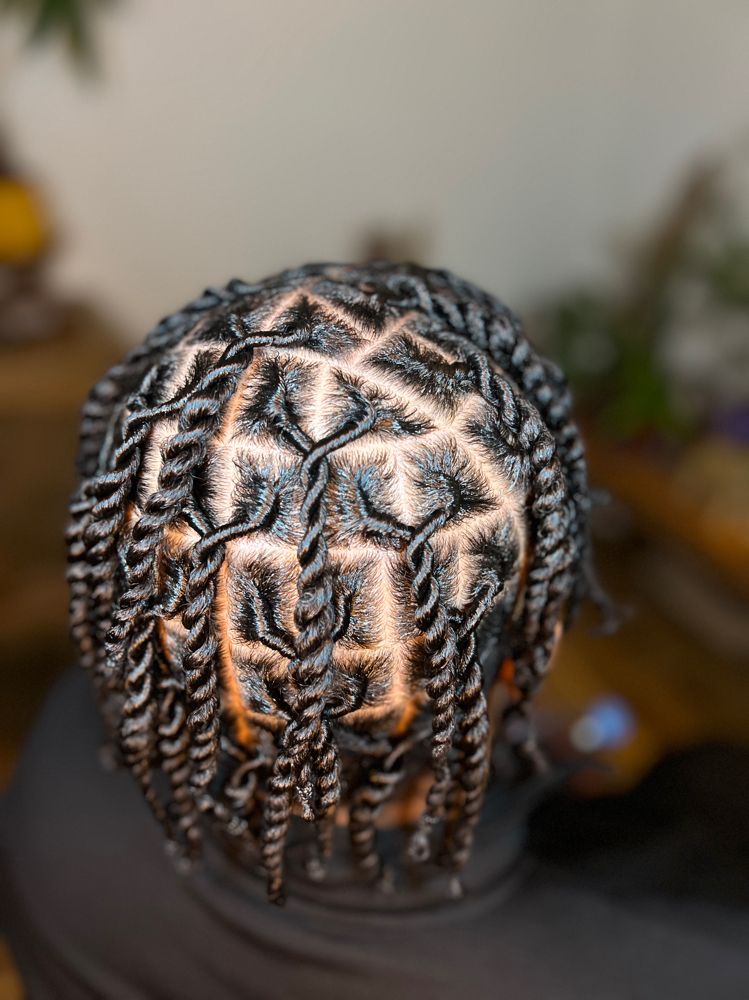 2 Strand Twist at Your Divine Braider in Citrus Heights, CA