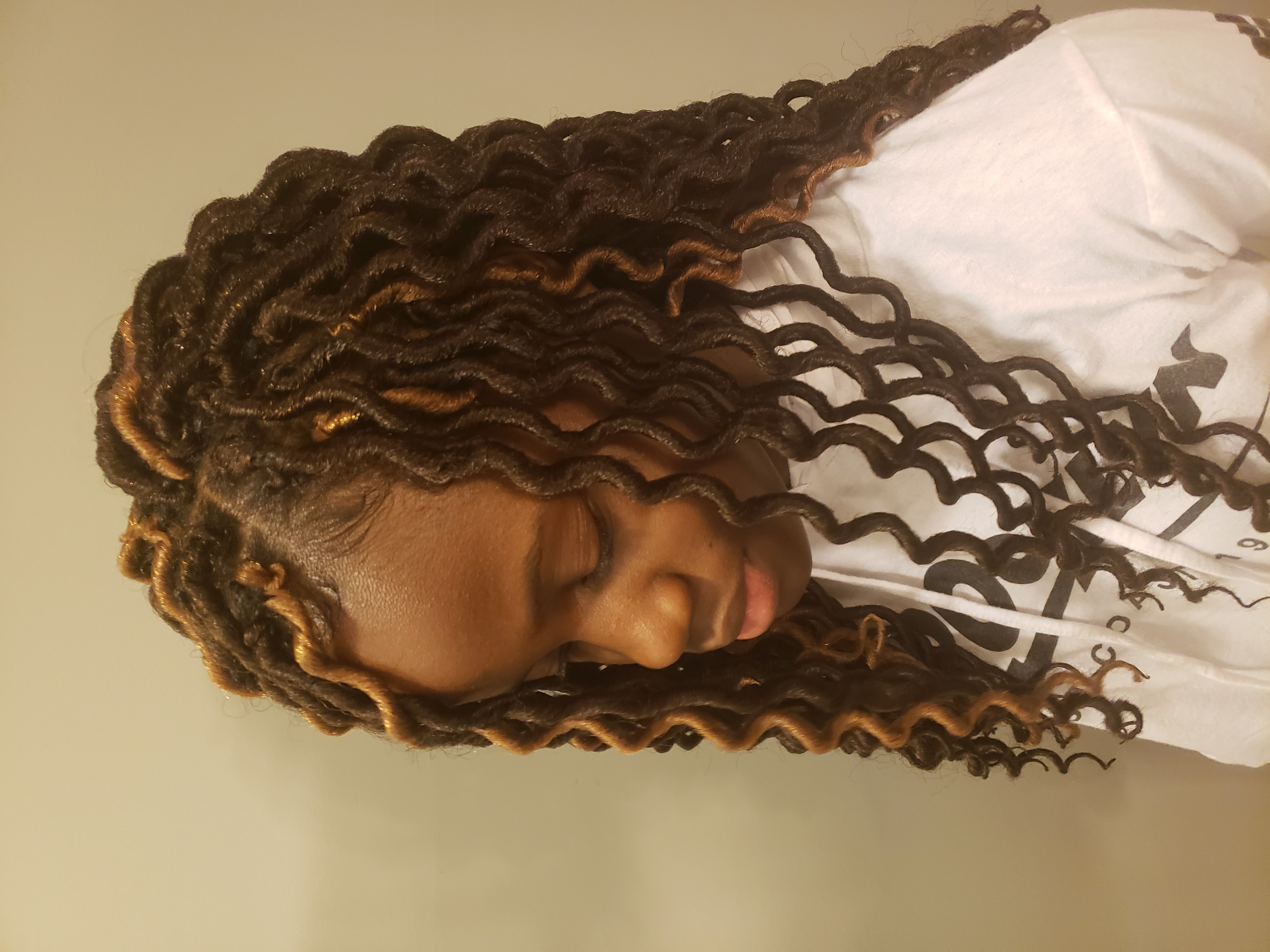 kids 6 And under faux locs crochet