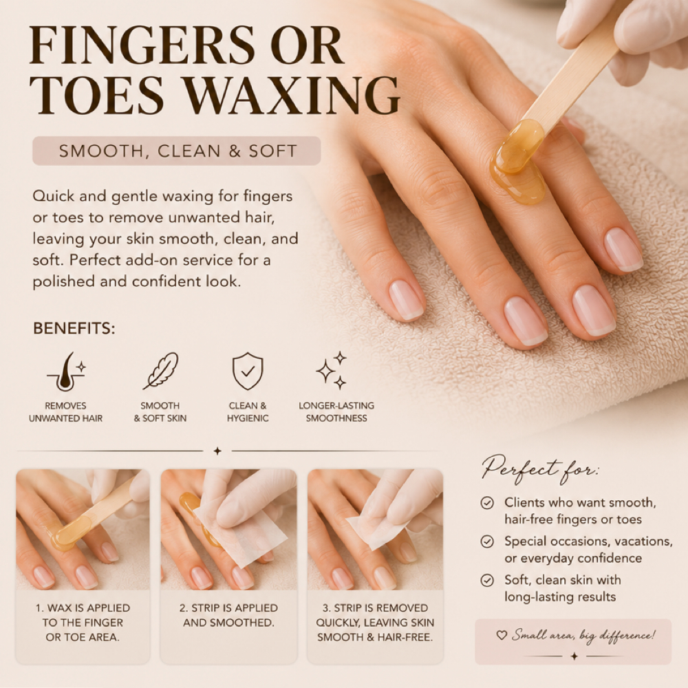 Fingers & Toes Waxing at Le Lani Nail Spa in Los Angeles, CA