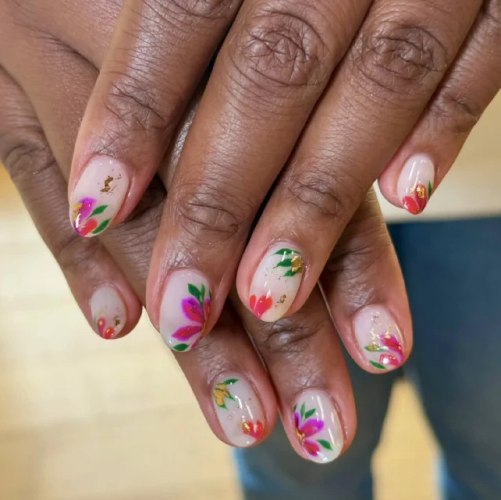 Custom Nail Art at The Colorz Zone in Temple, TX