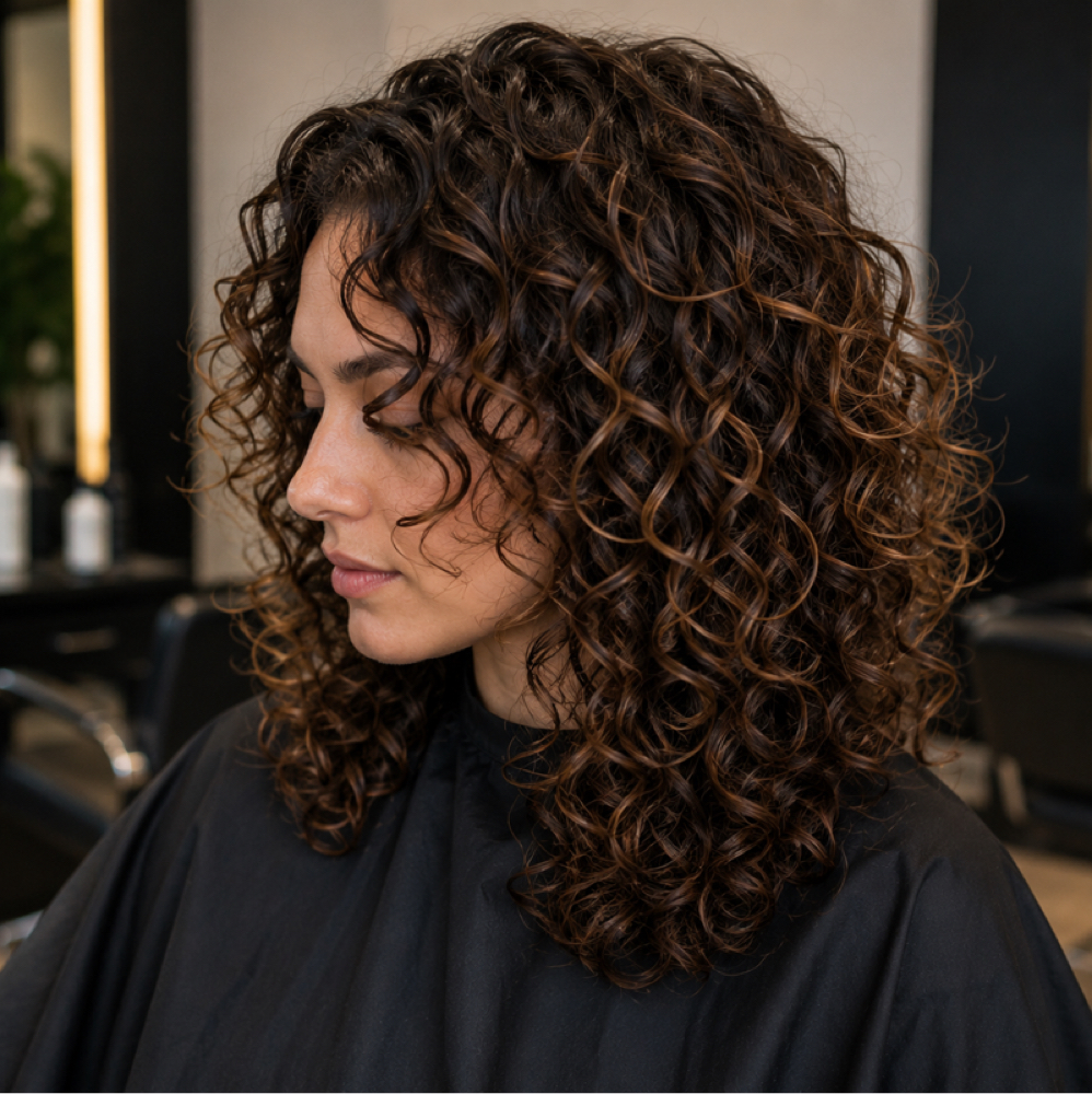 Curly Shape Cut (No Blow-Dry) at Dania’s Hair Studio in Tampa, FL