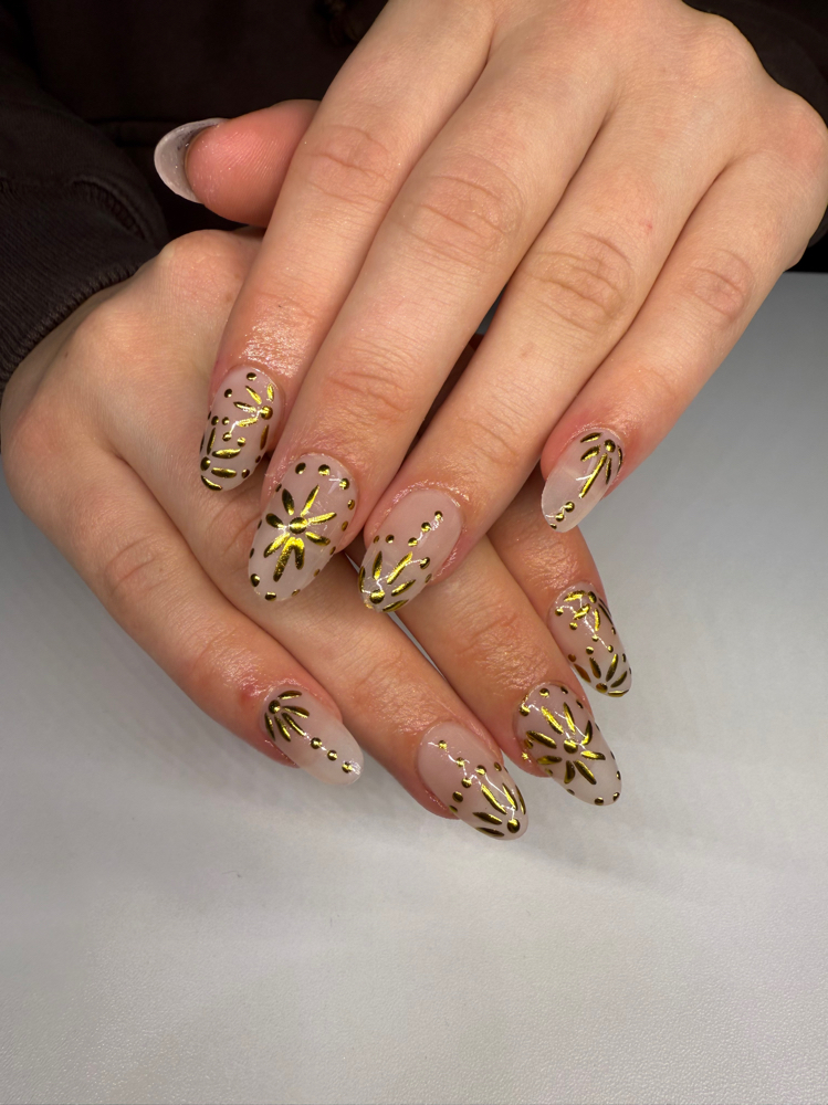 Gelx removal & full set w/ art