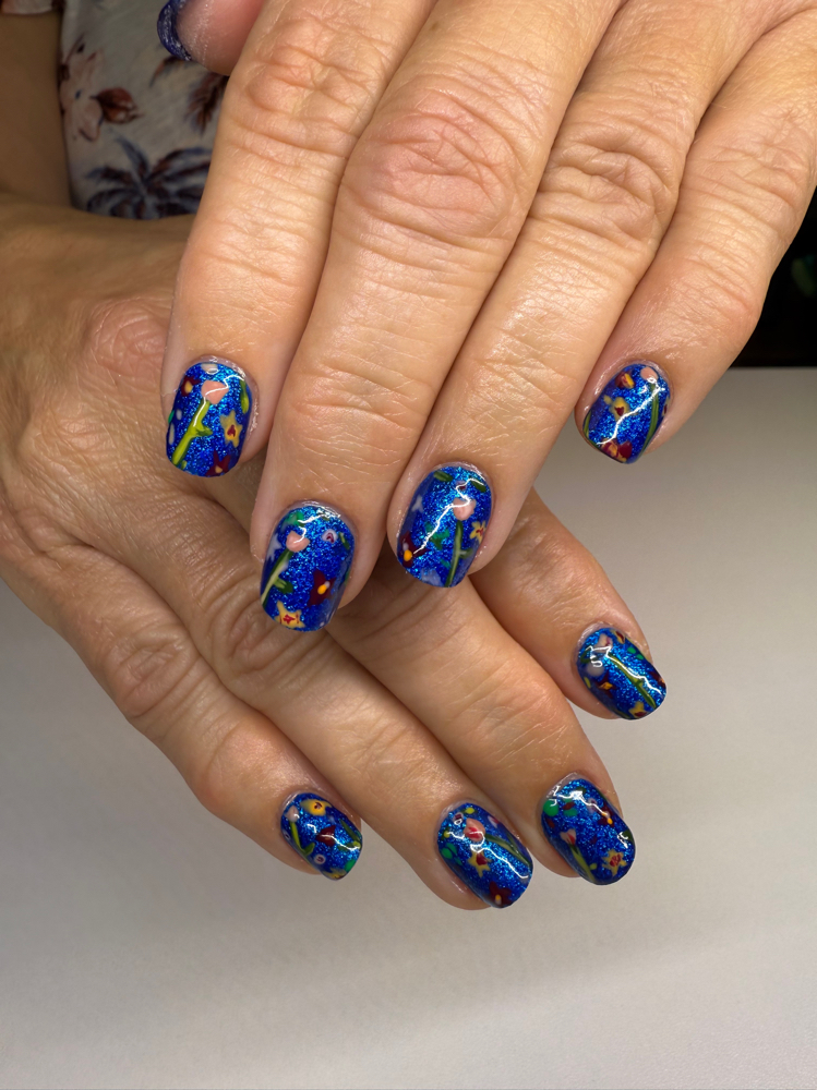Gelx removal & full set w/ art