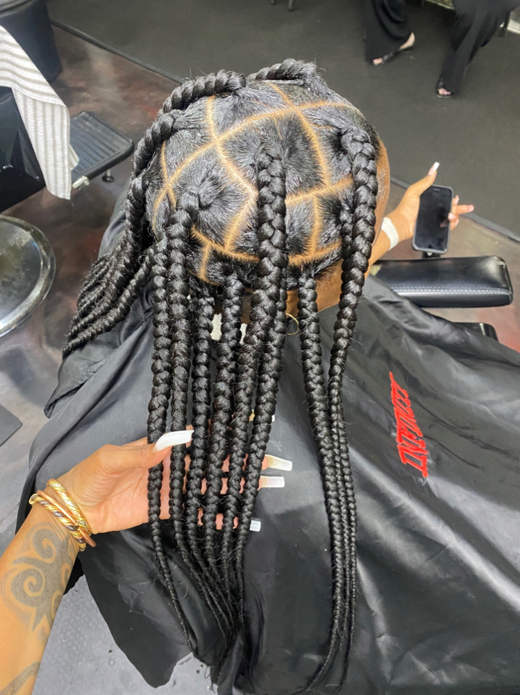 Jumbo/ Large Knotless Braids