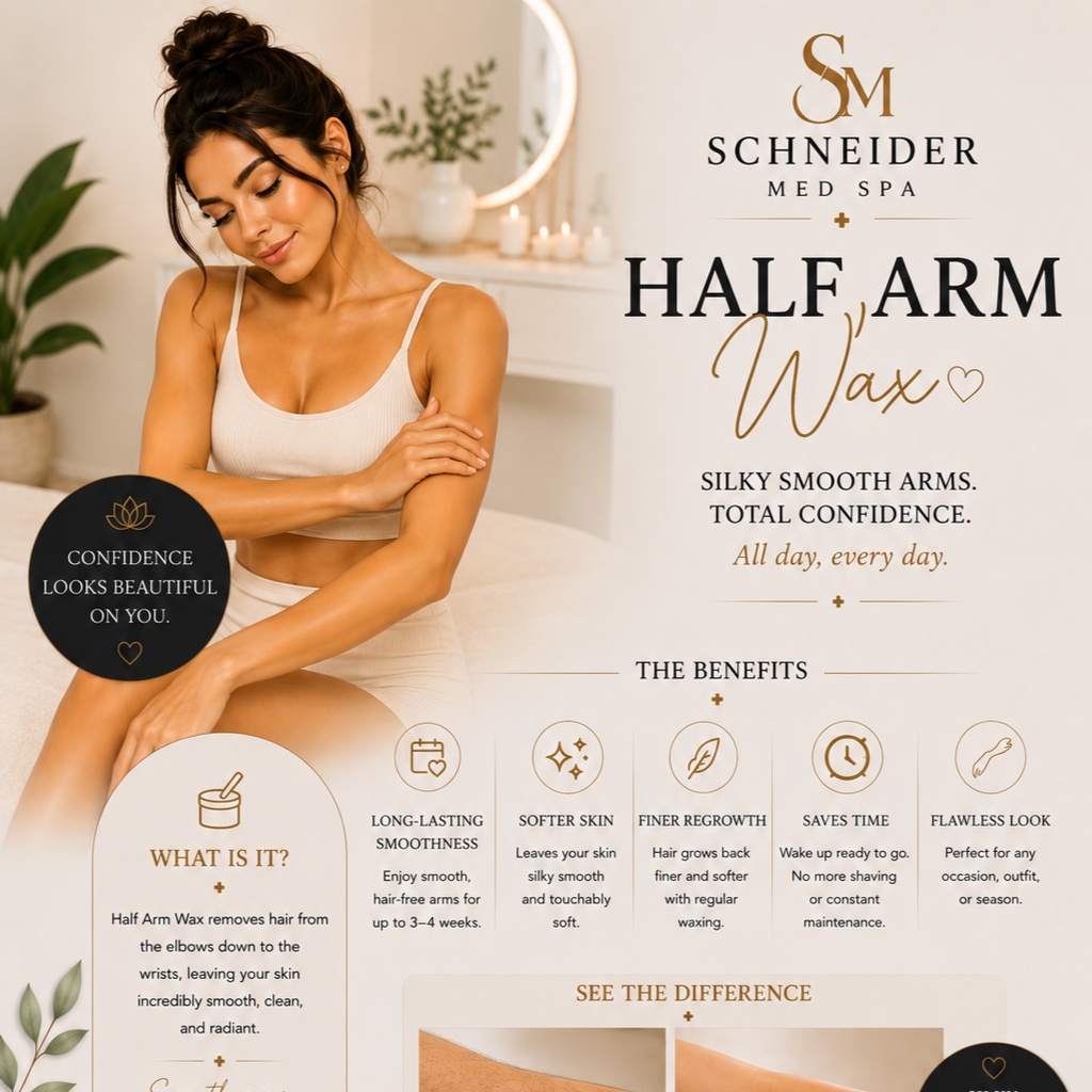 Half Arm Wax at Schneider Med Spa in Ocoee, FL