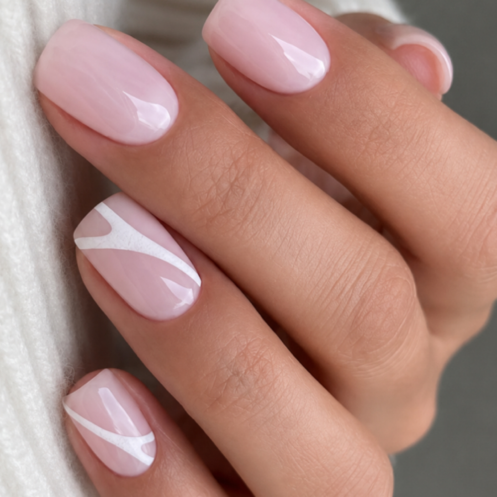 Accent Nail Art- On Two Nails at 7 1 8 Beauty Bar in Hoboken, NJ